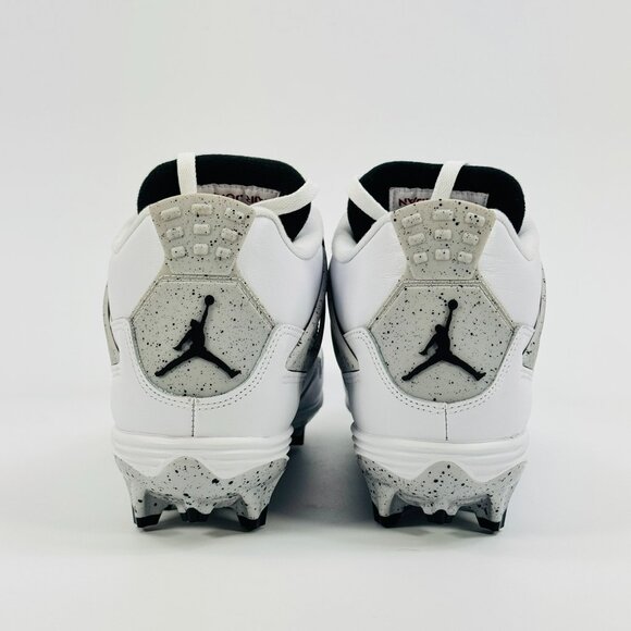 Jordan 4 Retro TD \'White Cement\' HQ0207-106 Football size 10.5 main image 6